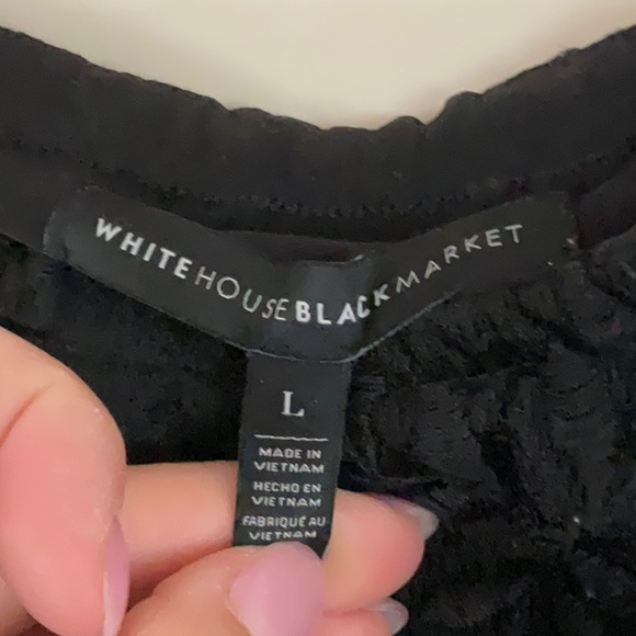 White House Black Market off the shoulder black top. - Picture 2 of 5